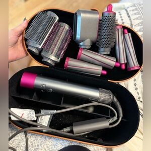 Dyson Airwrap Styling Set — Silver & Fuchsia